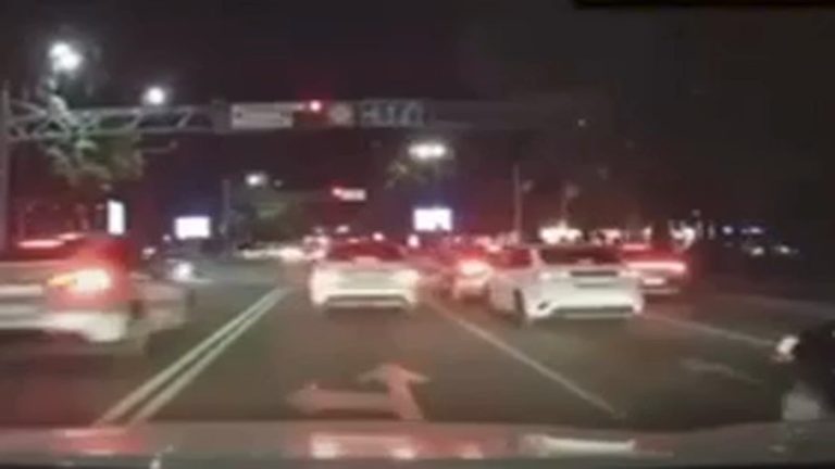 Алматинец на Tesla устроил ночную погоню с полицейскими: видео и подробности (27 мая 2025)