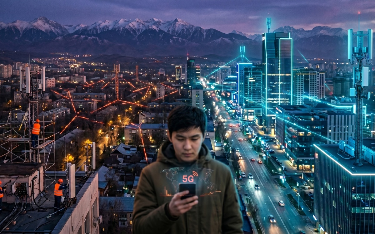 Алматыда 5G барлық жерде жоқ: инфрақұрылым қандай