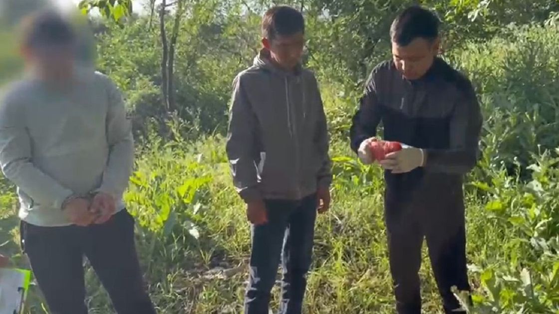 Под Алматы полиция задержала мужчину с 1,3 кг мефедрона