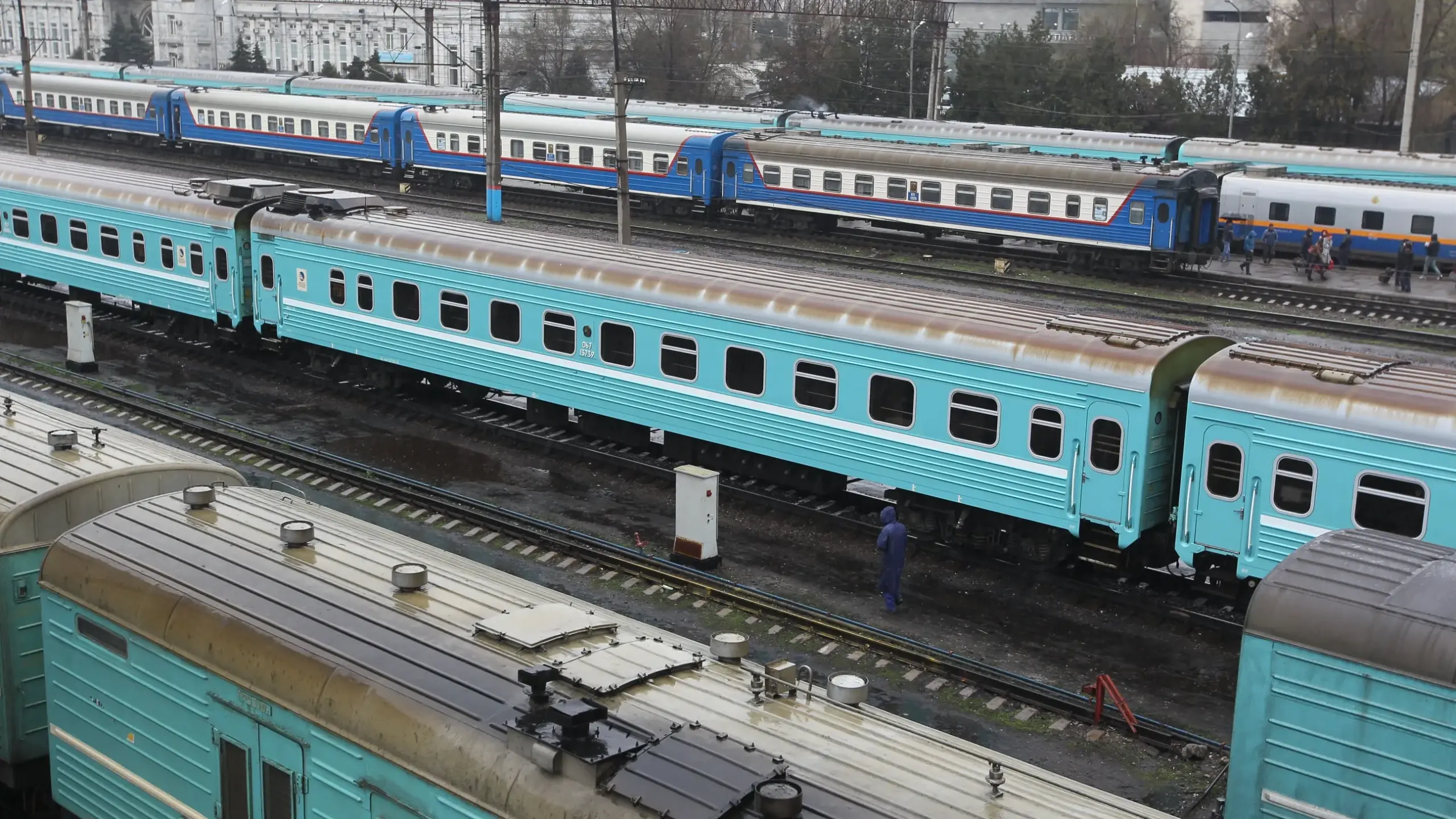 Саратов – Алматы жолаушылар пойызы Қазақстанның оңтүстігінде рельстен шығып кетті