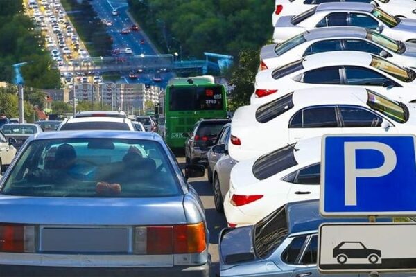 Платные парковки появятся на 338 улицах Алматы