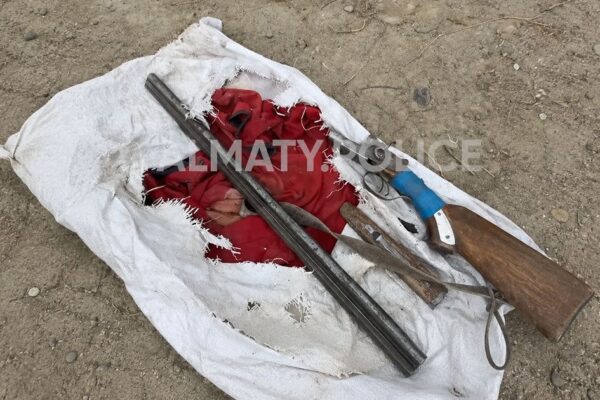 Ружье со стертыми номерами нашли среди строительного мусора в Алматы