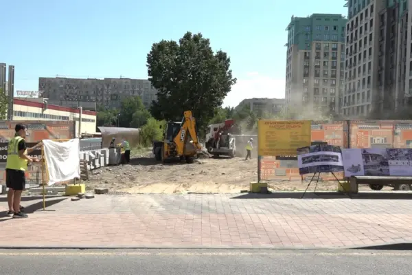 Алматыда жеке бизнес есебінен жаңа саябақ салынып жатыр