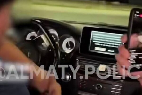 Видео с дерзкой ездой в Алматы привело к аресту 19-летнего водителя