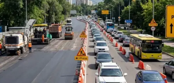 Алматыда Жандосов көшесінде реверсивті қозғалыс енгізіледі