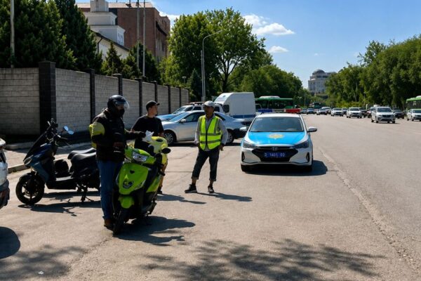 Почти 300 самокатов эвакуировали на стоянки в Алматы