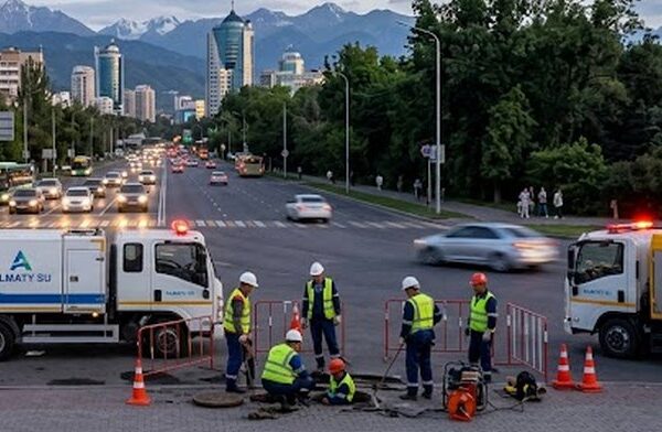 Алматыда 30 тамызда су өшіріледі: қандай аудандар қамтылады