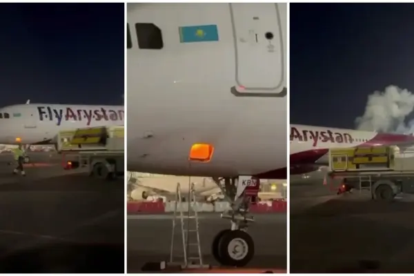 Алматы әуежайында FlyArystan ұшағы өртенді: зардап шеккен бар