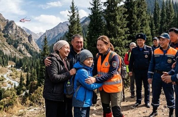 Пропавшего в горах Алматы ребёнка нашли: 160 человек искали