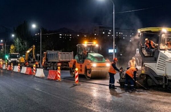 Улицу Жубанова в Алматы перекроют на ночь из-за ремонта