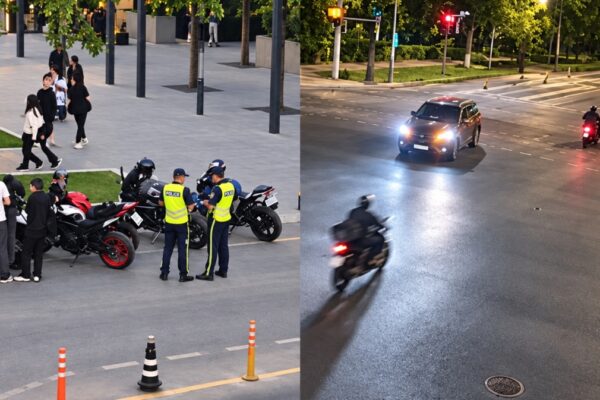 Рейд по мотоциклистам в Алматы: 213 нарушений и подложные номера