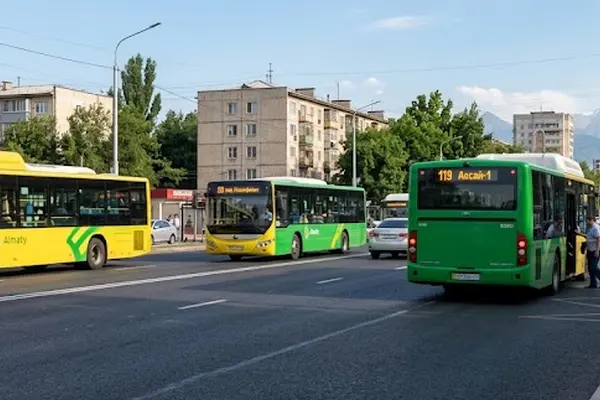 Алматыда Токтабаева көшесінде жөндеу аяқталған соң үш автобус бағыты бұрынғы схемасына қайтарылды
