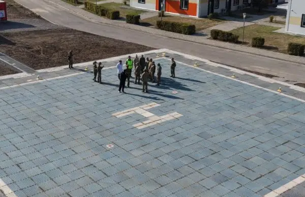Вертолетную площадку у детской больницы Алматы обновили для экстренной эвакуации