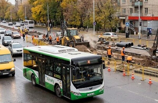 Алматыда аялдамалар орны ауысып, автобус бағыттары өзгереді