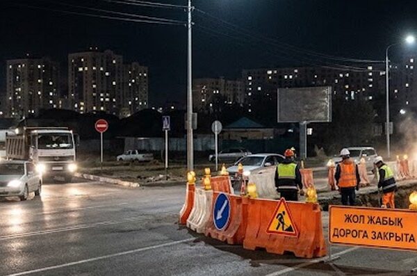 Алматыда түнгі жол жабылысы: Орталық көшесінде қозғалыс шектеледі